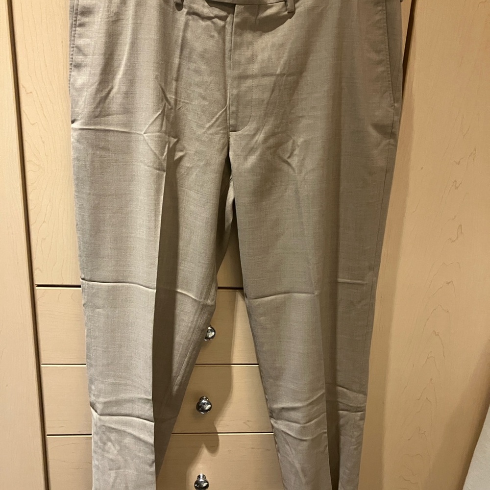 Lands' End NWOT Khaki Chinos Classic Cotton-Blend